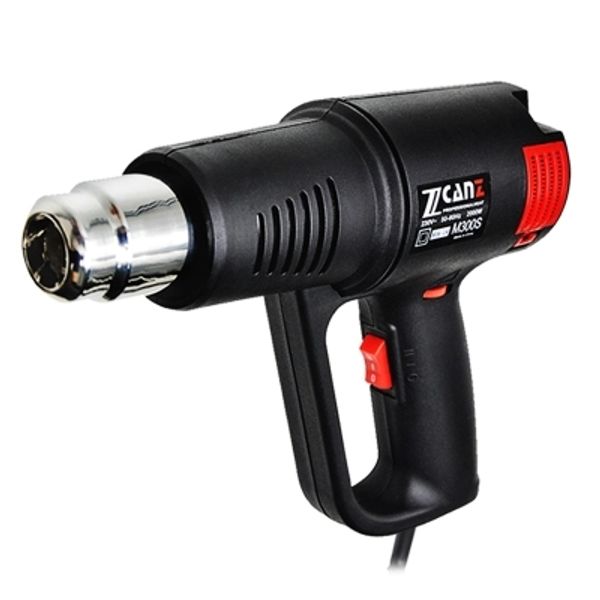 

220v 1800w / 2000w 50-650 c lcd display multifunctional industrial electric air gun thermostat different nozzle air gun
