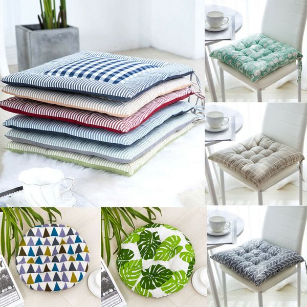 

indoor home dining kitchen office cushion soft seat pads tie on-square chair