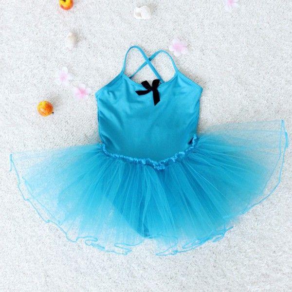 

kkids girls party ballet costume tutu dance skate dress 2-7y, Black;red