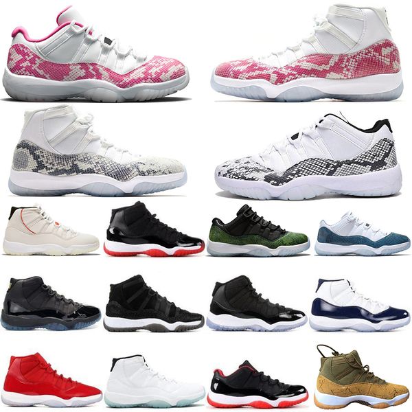 

2019 new drake 11 navy pink snakeskin 11s concord 45 men women basketball shoes cap and gown platinum tint sports mens trainer sneakers