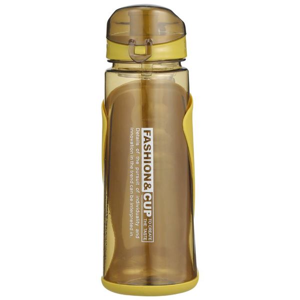 

bike water bottle mountain bike riding kettle plastic portable jug sports supplies for sports outdoor (yellow