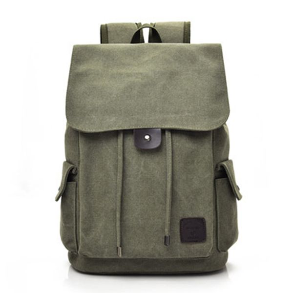 

men's backpack schoolbag for teenagers large capacity canvas backpacks male vintage rucksack anti theft backpack men travel bag