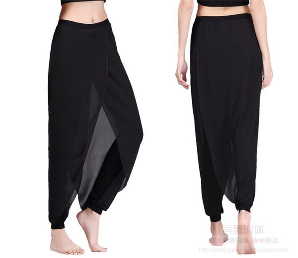 

yoga pants female fitness sports leggings net pants exercise female sports pants dance sports fitness clothes, Black