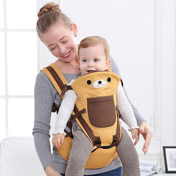 Transportadores de bebê 0-36m Recém-nascidos Mochilas portáteis A esteira do bebê envolve Hipseat Mom Pai Pad