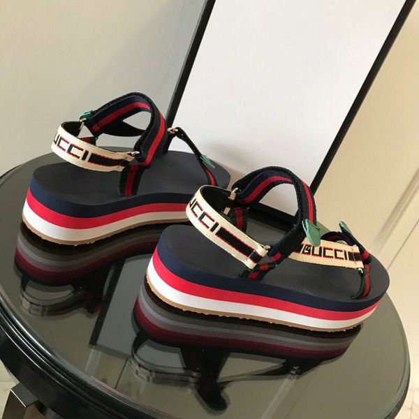 

Женские сандалии марки обувь европейский вокзал высокого качества кожаные верхн