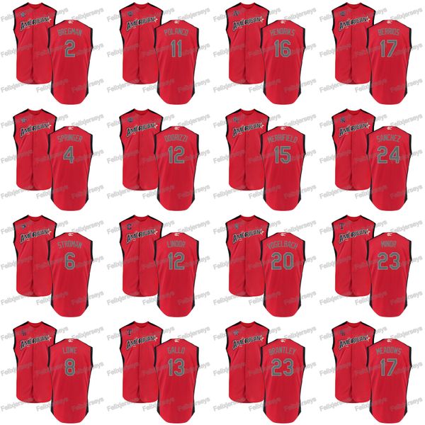 

2019 All-Star 13 Joey Gallo Jake Odorizzi Francisco Lindor Jorge Polanco Brandon Lowe Marcus Stroman George Springer Alex Bregman Jersey