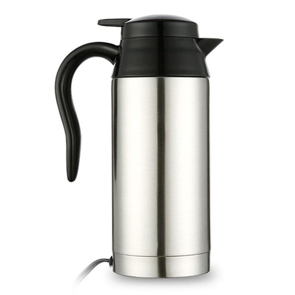 

car electric kettle temperature control stainless steel kettle bpa-water boiler cordless with led indicator auto sh