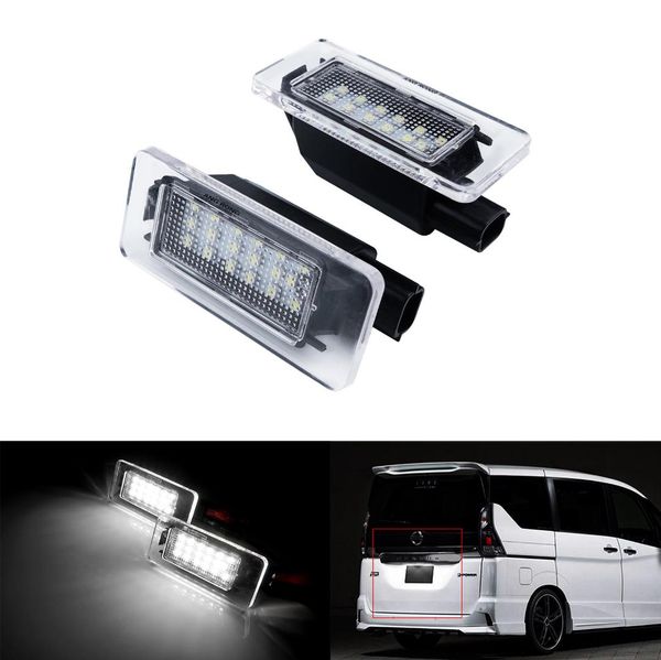 

2x for serena c27 mpv 2016-18 led license number plate light white new