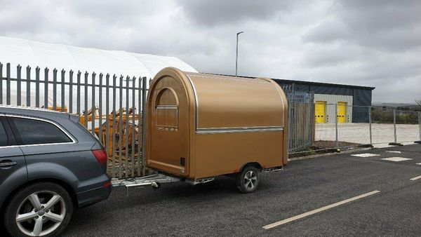 

food truck food trailer mobile kitchen 280x200x240cm brown