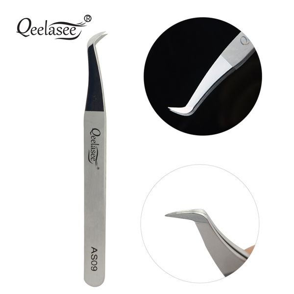

1-10pcs qeelasee as09 eyelash tweezer 3d-6d volume eyelash extension fan lash tweezer