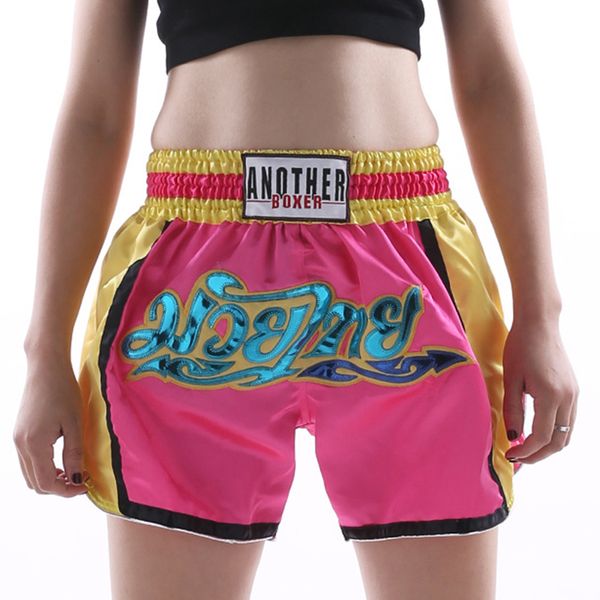 

4 colors xs-3xl boxing trunks men women printing shorts kickboxing fight grappling short tiger boxing muay thai trunks, Blue