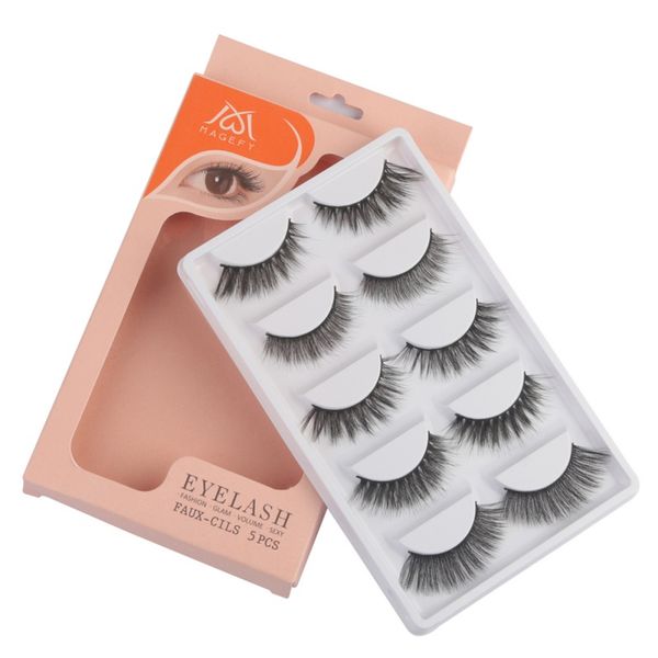 

5 pairs eyelashes 3d mink natural eyelash false extension lashes long makeup fake