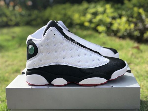 

2020 13 he got game 13s black white true red 414571 -104 casual shoes sneakers for men authentic real carbon fiber with box