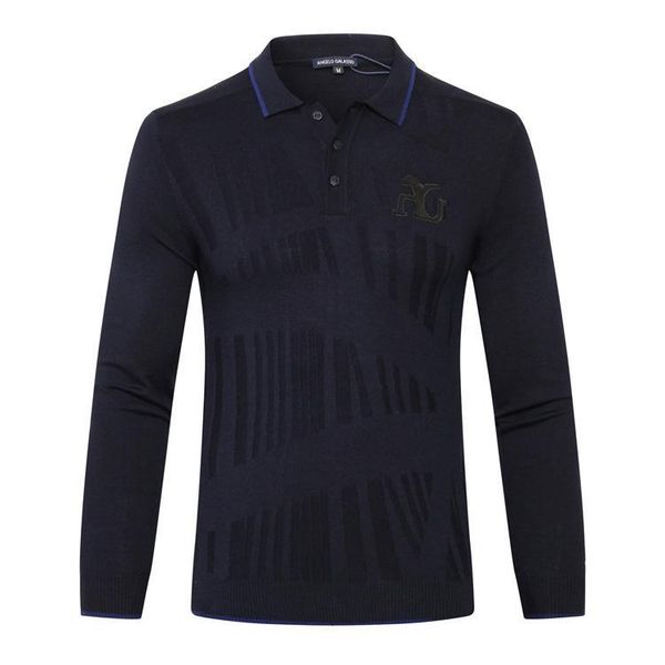 

ang * lo gala * so свитер свитер мужская одежда 2019 осень и зима новый бизнес удобный лацкан молния простой, White;black