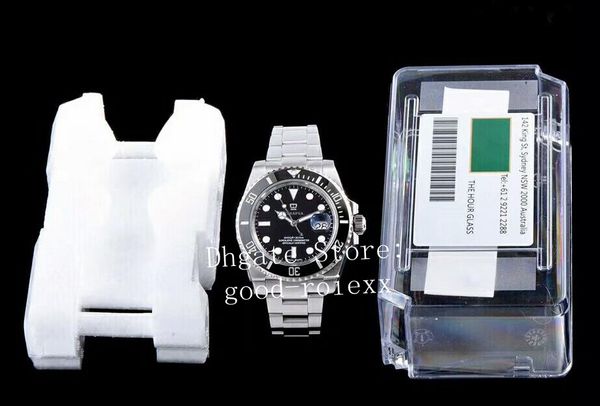 

men's luminous watches 904l steel automatic cal.3135 watch ceramic bezel 116610 dive men eta crystal perpetual ar factory wristwatches, Slivery;brown