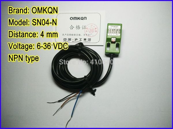 Frete grátis SN04-N de 4 mm com sensor de proximidade indutivo de 6 a 36 V CC tipo NPN com SUPORTE DE INSTALAÇÃO GRATUITO