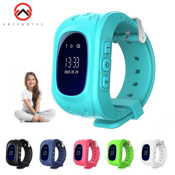 

q50 smart watch kids oled screen gps wifi tracking sos alarm anti-lost children wristwatch two way talk android kids watch