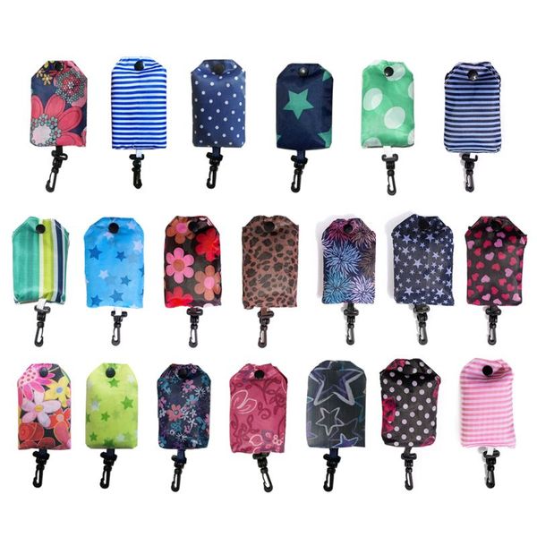 

foldable handy shopping bags reusable tote pouch recycle storage handbags case