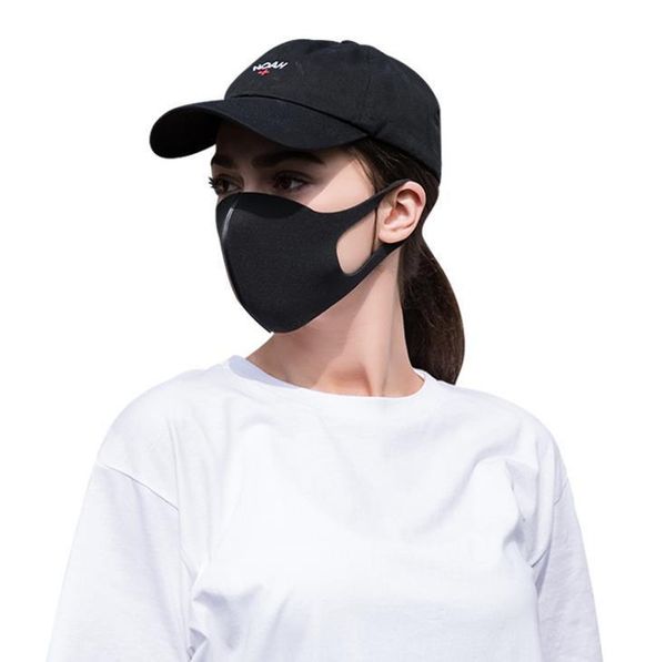 

2020 anti dust face mouth cover pm2.5 mask respirator dustproof anti-bacterial washable reusable ice silk cotton masks tools