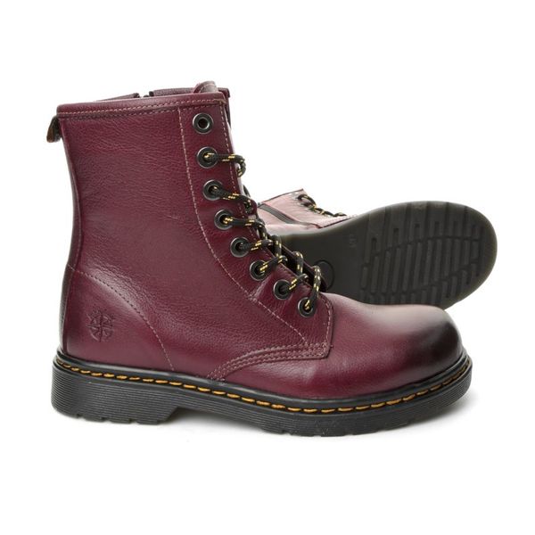 

john may women's mk-jg5380fbo jackson leather boots floater maroon, Black