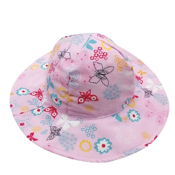 

sagace sweet flowers sun hat for girls kids princess bucket cap summer children beach protection fisherman hat, Blue;gray
