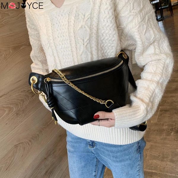 

women messenger bag fashion pu leather phone belt bags women casual zipper fanny waist packs for travel and vacation