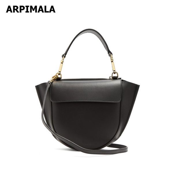 

arpimala hand handbags women bag small brown party shoulder 2019 messenger evening leather bag mnuts, Red;black