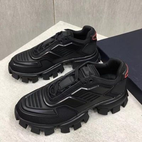 

Late p cloudbu t thunder lace up neaker men low ca ual hoe 19fw cap ule erie color matching men 039 platform luxury neaker yu01, Black