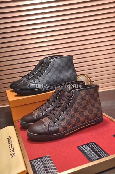 

for sale 2020 winter arrival brand men shoes blue red genuine leather high-fashion casual shoes men sneakers no38, Black