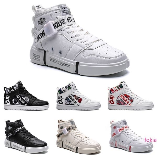 

2020 non-brand men 1 utility classic black white women casual shoes skateboarding high trainers sports sneakers size 36-44 item #20