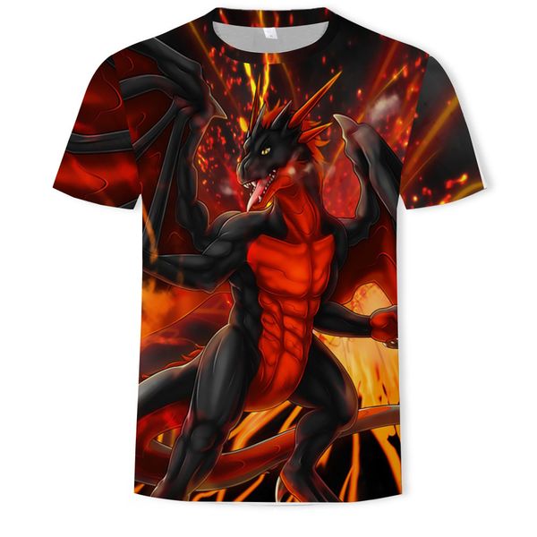 

mens designer summer dress eagle fashion jurassic 3d digital printing short sleeve, White;black