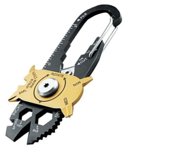 

fixr outdoor sports portable utility pocket 20 in 1 multifunction wrench screwdriver opener edc survival keychain tool wholesale 2019