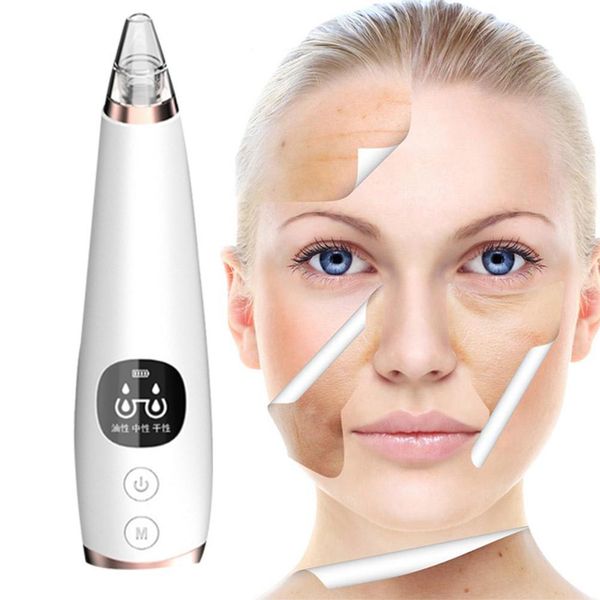 

blackhead remover face deep cleaner pore acne pimple facial skin care removal beauty suction beauty tool diamond vacuum cle d9u8