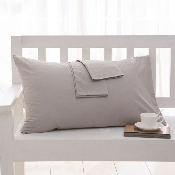 

100% cotton pillowcase soft decorative pillow case pillow covers solid color pillowcases multi-color and multi-size optional55