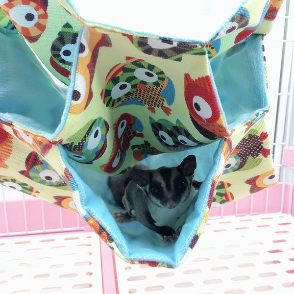 

три слоя маленькие животные cozy гамак для шиншилл мышей