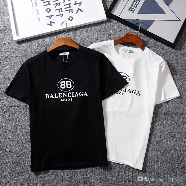 

Cotton men men women women balenciaga hirt ummer logo print fa hion t hirt t hirt hoodie uit tee whole ale