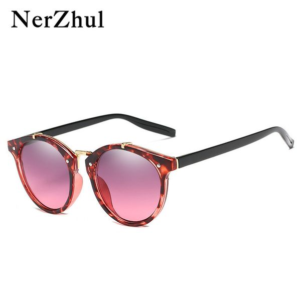 

nerzhul vintage sunglasses selling product in 2018 brown women sunglasses punk holographic black men, White;black