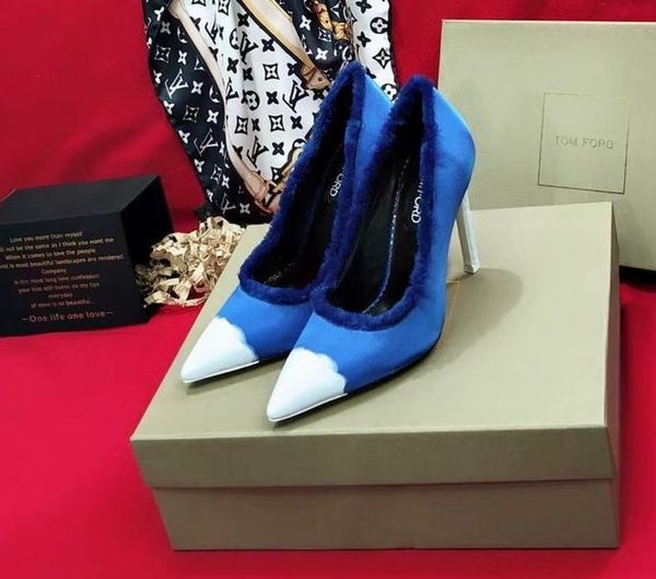 

Осень новый стиль женской обуви Европы и Америки указал шелковые свадебные туфли