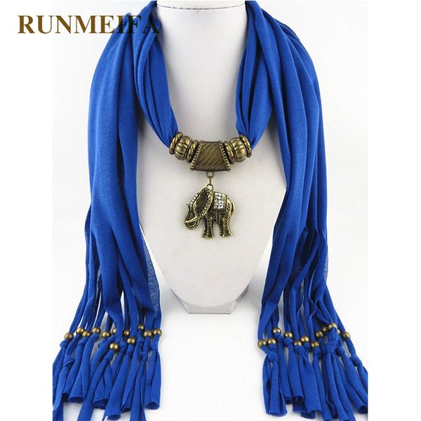 

design charms elephant pendant jewelry scarf women accessories scarfs fashion jewelry scarf necklace gifts stock, Blue;gray