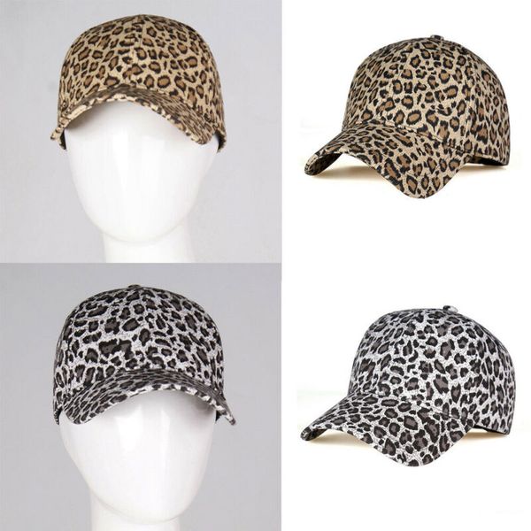 

2020 fashion leopard ponytail baseball cap women baseball hat snapback summer casual girls hip hop sport hats, Blue;gray