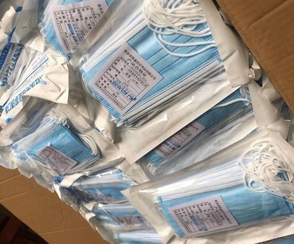 

50x disposable face masks 3ply hygiene mask anti dust with elastic loop protective mask dust mouth mask protection 200319