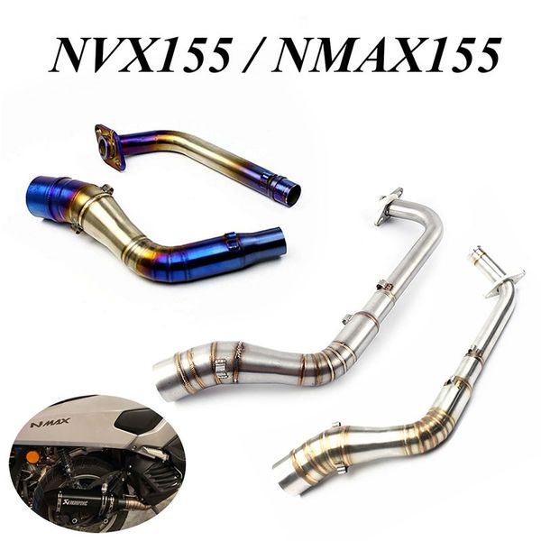 

for nvx 125 155 nmax155 nmax nvx125 nvx155 motorcycle front exhaust slip-on middle link escape moto pipe akrapovic ya024