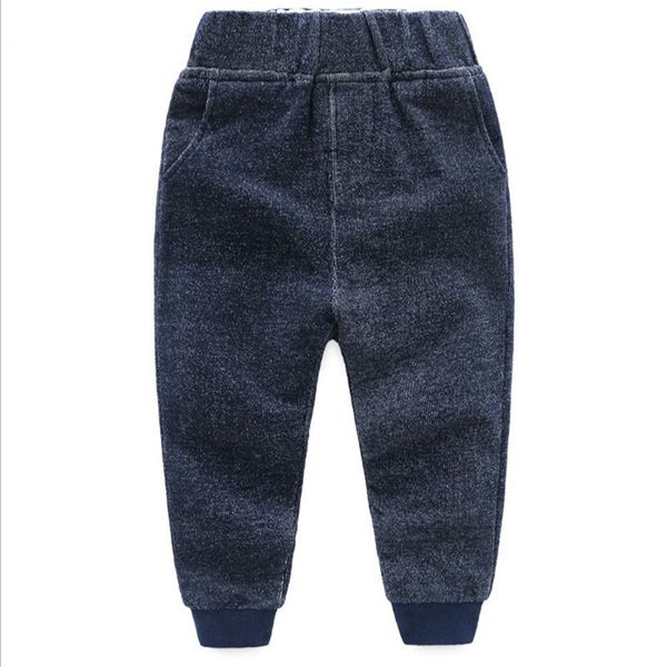 

richm 2018 2-8y spring and autumn casual baby boys pants pure cotton solid color children clothing kidstrousers boy's trouser, Blue
