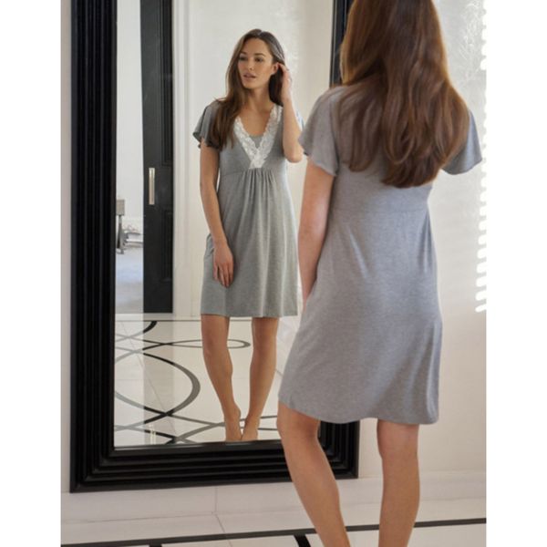 

casual dresses breastfeeding maternity clothes for pregnant women clothing solid v-neck pregnancy mother wear dress, Black;gray