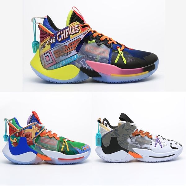 

2019 mens russell westbrook why not zero.2 ii elite se basketball shoes zero 2 0.2 pf designer sneakers zer0.2 trainers, White;red