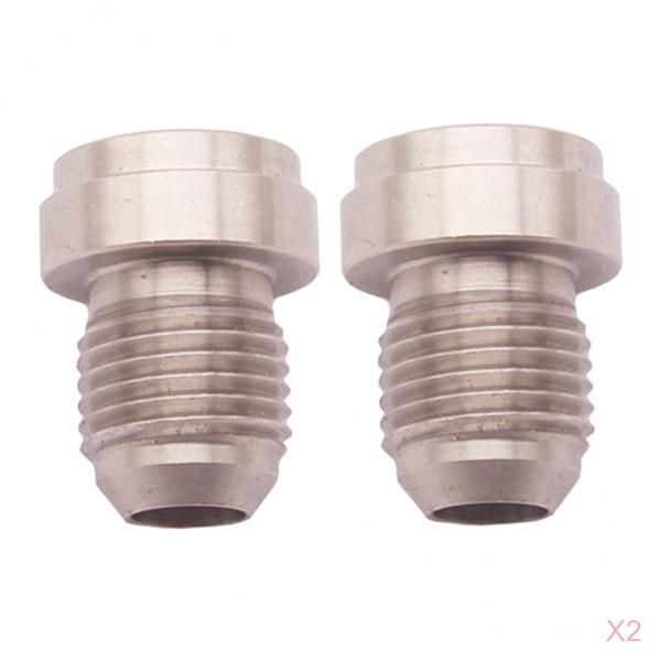

4pcs stainless steel male weld on fitting bung hose adapter fuel oil (an6