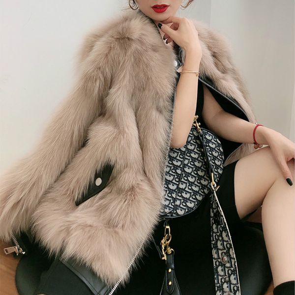 

parka real fur women clothes 2019 fur coat real coat warm korean fashion winter women manteau femme f1808 yy2254, Black