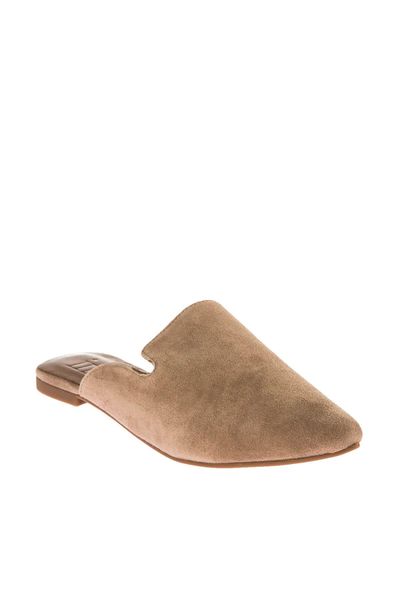 

pearl genuine leather suede beige women 's slippers 120130008257, Black