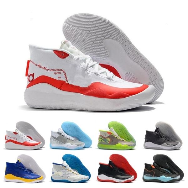 

mvp kevin durant kd 12 11 anniversary university 12s 11s oreo men basketball shoes usa elite kd12 eybl multicolor sports sneakers