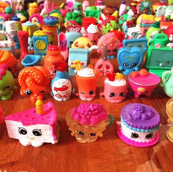 

ale miniature shopping fruit dolls action figures for family kids christmas gift child playing toys mixed seasons 100pcs/lot t200321